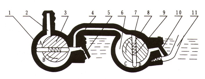 2X旋片真空泵原理圖1
